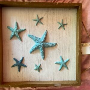 Big Starfish Wood Wall Decor